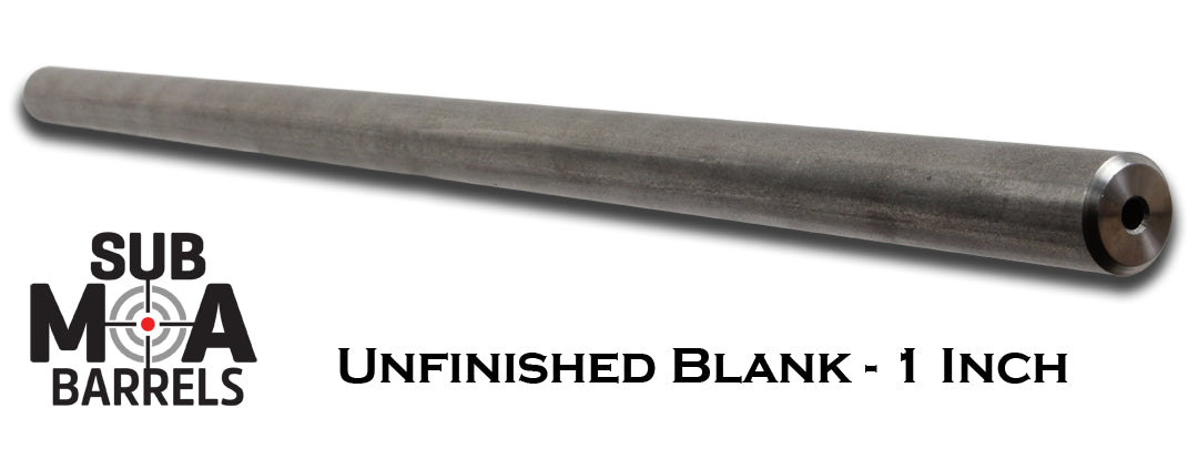 SubMOA 28" Unfinished Barrel Blank - 1" Diameter